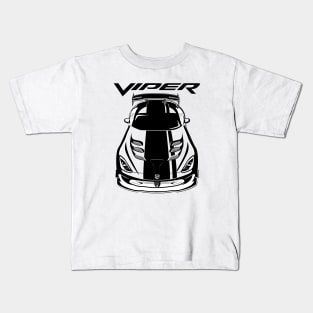 Dodge Viper ACR 5th generation - Black Stripes Kids T-Shirt